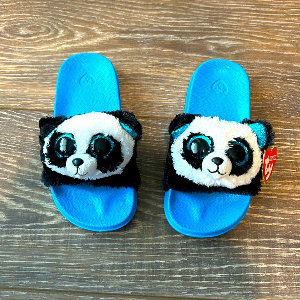 Ty fashion slides for kids. Size small 11-13. “Bamboo”